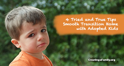 Easing the transition to your home for your newly adopted older child.