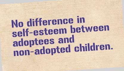 Adoptees Do Not Lack Self-Esteem