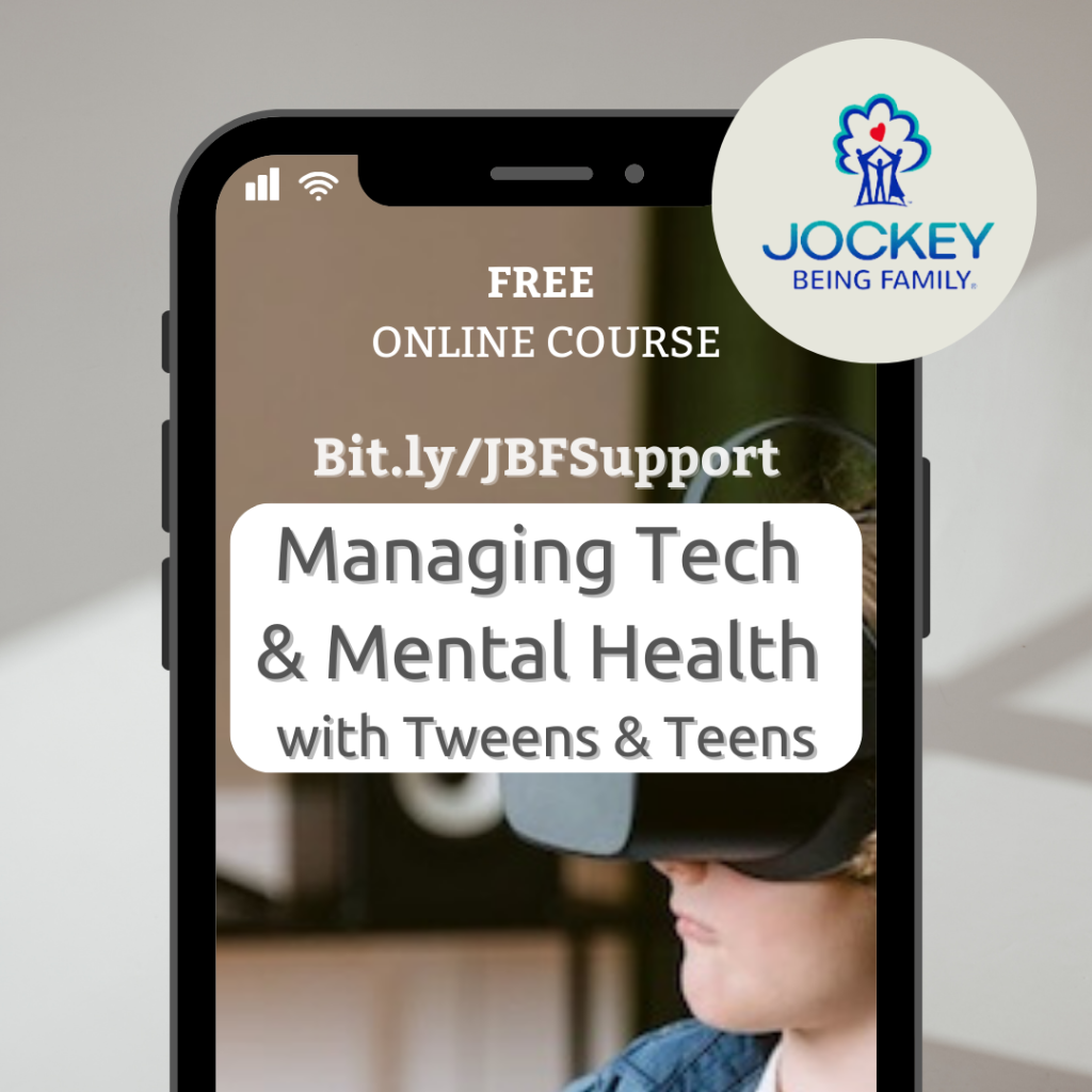 View Managing Tech & Mental Health with tweens & Teens Course