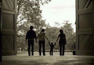 The Four of Us Facing the World