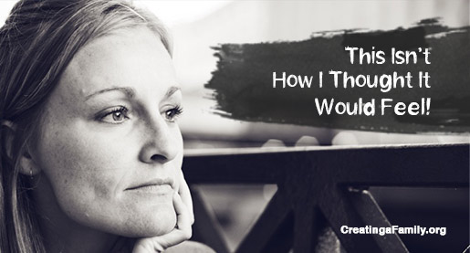 Transitioning from infertility treatment to adoptive parenting can feel strange. One mom's thoughts on the changes.