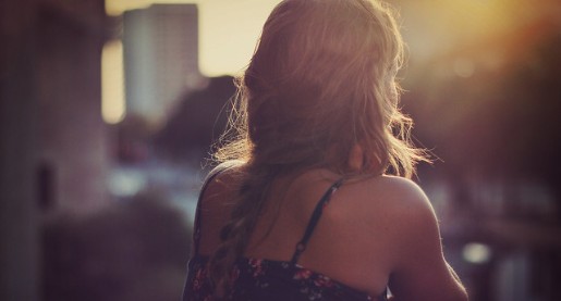 woman looking away