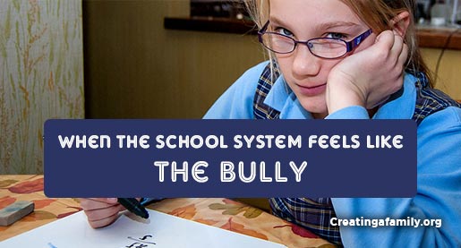 When the school system feels like a bully