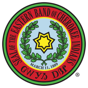 Seal of The Eastern Band of Cherokee Indians. View Website.