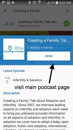 how to subscribe to podcasts on the android